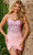 Rachel Allan 40205 - Sleeveless Scoop Neckline Cocktail Dress Special Occasion Dress 0 / Pink