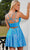 Rachel Allan 40206 - Strappy Back Sequin Homecoming Dress Cocktail Dress