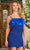 Rachel Allan 40238 - Sleeveless Straight Across Neckline Cocktail Dress Special Occasion Dress 0 / Royal