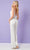 Rachel Allan 50239 - V-Neck Beaded Jumpsuit with Feather Sleeve Special Occasion Dress