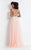 Rachel Allan - 6118 Strappy Open Back Beaded Top Tulle Gown - 1 pc Blush In Size 0 Available CCSALE 0 / Blush