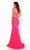 Rachel Allan - 70153 Asymmetrical Cutout Gown With Slit Prom Dresses