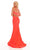 Rachel Allan - 70153 Asymmetrical Cutout Gown With Slit Prom Dresses