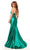 Rachel Allan - 70240 Halter Strap Cutout Mermaid Gown Prom Dresses