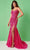 Rachel Allan 70275 - Lace Trumpet Prom Dress Special Occasion Dress 00 / Fuchsia