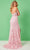 Rachel Allan 70288 - Floral Lace Strapless Prom Dress Special Occasion Dress