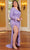 Rachel Allan 70359W - Feathered Sequin Prom Dress Special Occasion Dress 14W / Lilac