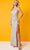 Rachel Allan 70388 - Illusion Accent Prom Dress Special Occasion Dress 00 / Silver