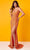 Rachel Allan 70396 - Sleeveless Scoop Neck Prom Dress Special Occasion Dress 00 / Tangerine