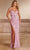 Rachel Allan - Beaded Sequin Evening Gown 70283 Pageant Dresses 0 / Pink