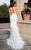 Rachel Allan Bridal - Embroidered Plunging Bridal Dress M627 - 1 pc White In Size 4 Available CCSALE 4 / White