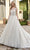 Rachel Allan - M794 Glittered Tulle A Line Wedding Gown Special Occasion Dress 0 / White