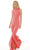 Rachel Allan - Ruffled Flare Jumpsuit 50044 Evening Dresses 10 / Bright Coral