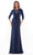 Rina Di Montella - RD2730 Formal Beaded Knot Modest Dress Mother of the Bride Dresess