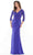 Rina di Montella RD2744 - Sheer Crystal Mother of the Bride Dress Special Occasion Dress 6 / Royal