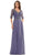 Rina Di Montella RD2760 - Embroidered A-Line Formal Dress Special Occasion Dress 6 / Slate Blue