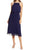 Sam Edelman 02S658 - Electric Pleated A-Line Long Dress Sweet 16 Dresses 0 / Navy