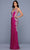 SCALA 60225 - Sleeveless Sequin Long Dress Special Occasion Dress 000 / Magenta/Silver