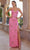 SCALA 60407 - Star-Motif Sequined Sheath Gown Evening Dresses