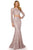 Sherri Hill - 53247 Two Piece Beaded Lace Mermaid Dress Evening Dresses 00 / Blush