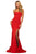 Sherri Hill - 53877 Sexy Back Strapless Trumpet Dress Evening Dresses 00 / Red