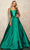 Sherri Hill - 54180 Sleeveless Square Neck Gown In Green