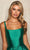 Sherri Hill - 54180 Sleeveless Square Neck Gown In Green