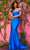 Sherri Hill - 54203 Off Shoulder Long Gown Prom Dresses 00 / Royal