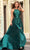 Sherri Hill - 54422 Jeweled High Halter Gown Special Occasion Dress 00 / Emerald