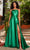 Sherri Hill - 54988 Cowl High Slit Silk Gown Special Occasion Dress