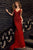 Sherri Hill 55134 - V-Neck Feathered Trumpet Evening Gown Special Occasion Dress