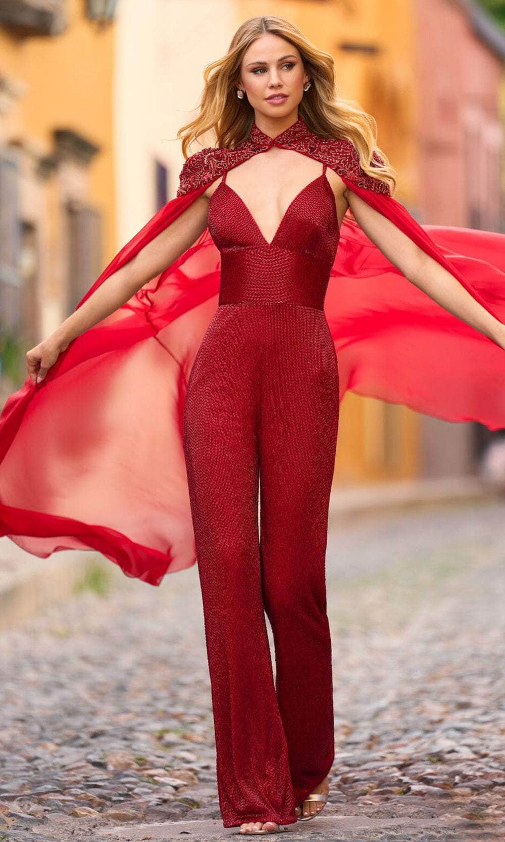 The Sweetest Rose Pink Jumpsuit for Holiday Cocktails