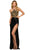 Sherri Hill 55466 - Halter Neck Dress Evening Dresses 000 / Black/Gold