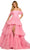 Sherri Hill 55507 - Frilled Gown Prom Gown 000 / Hot Pink