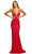 Sherri Hill 55518 - Sleeveless Side Cut-Out Prom Gown Prom Dresses 000 / Red