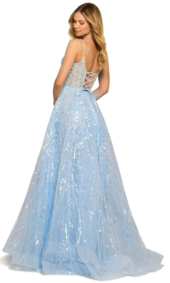 Sherri Hill 55532 - Sequined Lace Prom Gown – Couture Candy