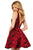 Sherri Hill - Plunging V-neck A-line Dress 52177 CCSALE