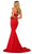 Sherri Hill - Sexy Back Strapless Trumpet Dress 53877 - 1 pc Wine In Size 0 Available CCSALE 0 / Wine