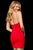 Sherri Hill - Short V Neck Fitted Sheath Dress 52358 - 1 pc Red in Size 2 and 1 pc Navy In Size 4 Available CCSALE