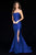 Sherri Hill - Strapless Taffeta Long Mermaid Dress With Slit 51671 CCSALE 6 / Royal