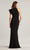 Tadashi Shoji - Altman Flounce Halter Gown Evening Dresses