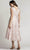 Tadashi Shoji BUE22195MD - Keaton Embroidered Tulle Midi Dress Tulle Midi Dress