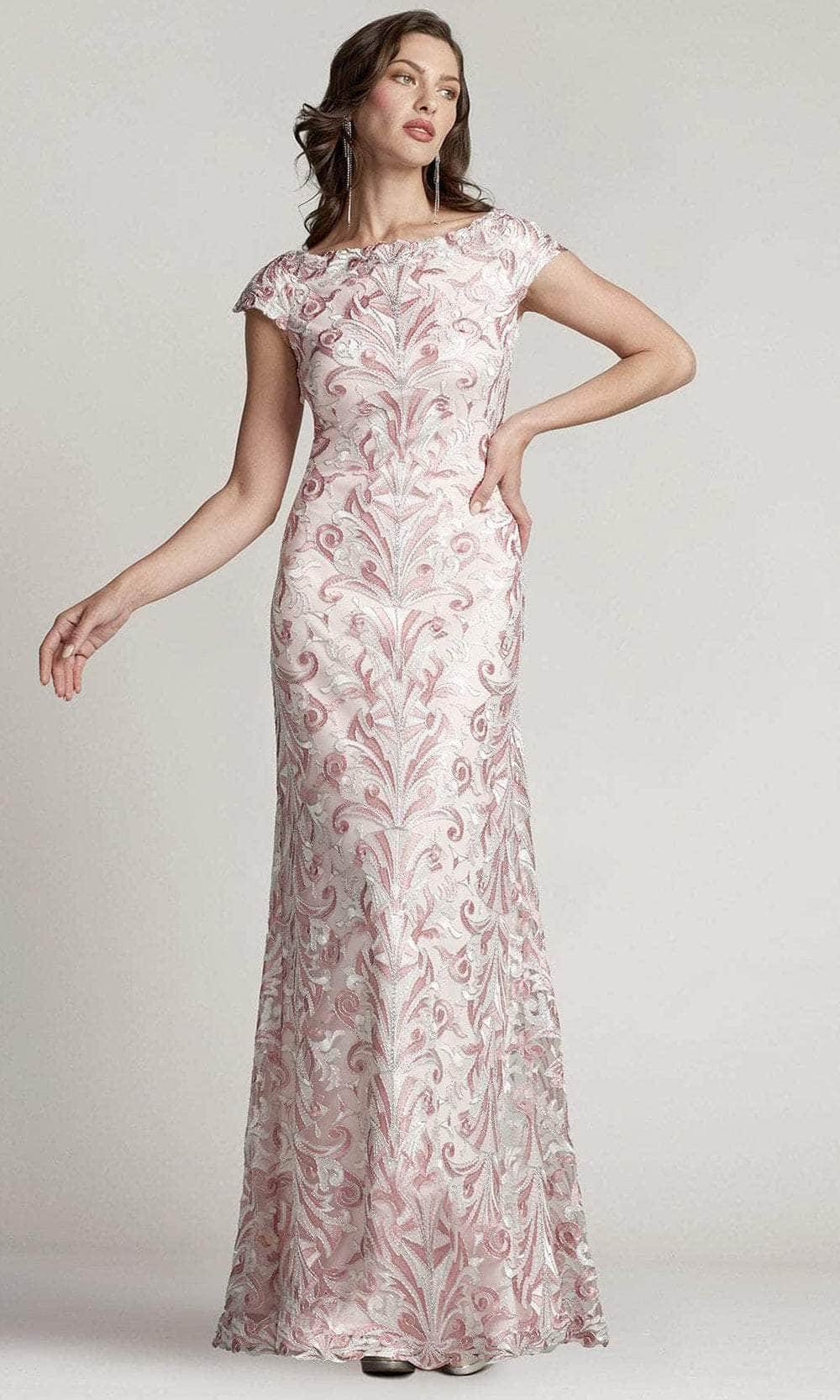 Tadashi Shoji BUE90602L - Floyd Embroidered Tulle Gown – Couture Candy