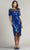 Tadashi Shoji CAI23266MD - Floral Sequined Midi Sheath Dress Semi Formal