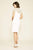 Tadashi Shoji - Ferguson Knee Length Crepe Lace Dress - 1 pcs Ivory In Size 16 Available CCSALE