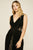 Tadashi Shoji - Lace Applique Plunging V-neck Sheath Dress - 1 pc Black/Nude In Size 18 Available CCSALE 18 / Black/Nude