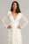 Tadashi Shoji - Long Sleeve Deep V Neck A-Line Dress Special Occasion Dress