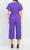 Tahari Asl 2AM503 - Short Sleeve V-Neck Jumpsuit Formal Pantsuits