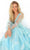 Tarik Ediz - 51026 Embellished Plunging V-Neck Evening Dress Prom Dresses