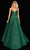 Tarik Ediz - 51063 Lace A-Line Gown Prom Dresses 0 / Emerald